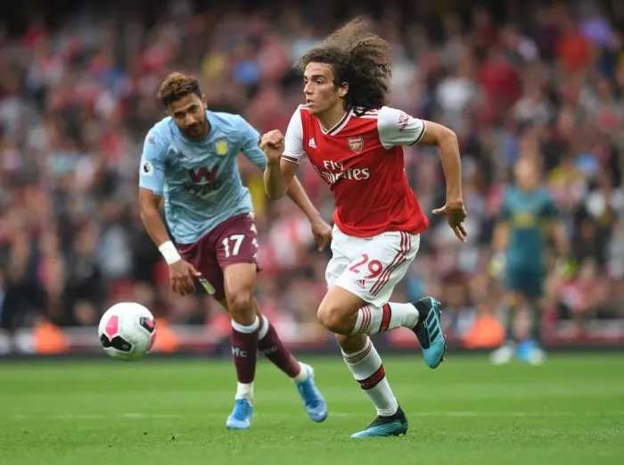 Framed Print : Guendouzi in Action: Arsenal vs. Aston Villa, Premier League 2019-20 Framed Print : Guendouzi in Action: Arsenal vs. Aston Villa, Premier League 2019-20