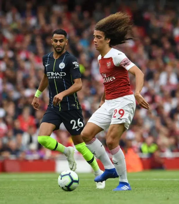 Framed Print : Guendouzi in Action: Arsenal vs Manchester City, Premier League 2018-19 Framed Print : Guendouzi in Action: Arsenal vs Manchester City, Premier League 2018-19