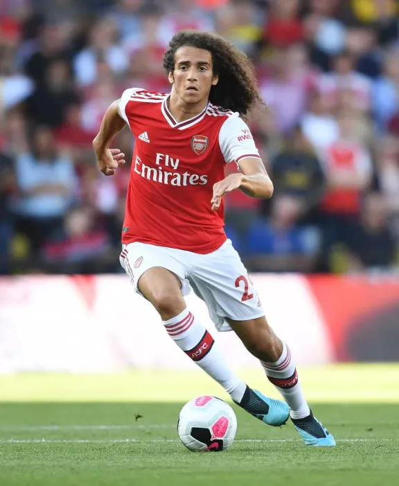 Framed Print : Guendouzi in Action: Arsenal vs. Watford, Premier League 2019-20