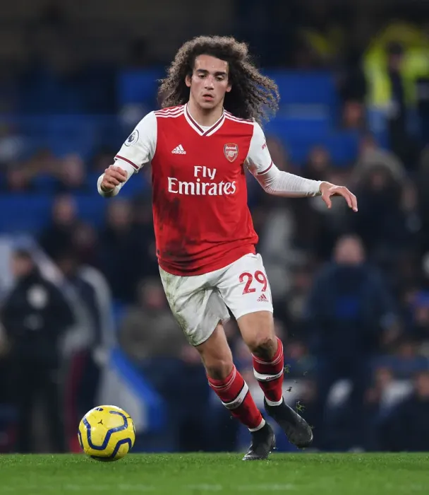 Framed Print : Guendouzi in Action: Chelsea vs. Arsenal Premier League Clash (2019-20)