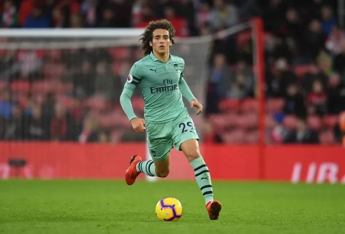 Framed Print : Guendouzi in Action: Southampton vs. Arsenal, Premier League 2018-19