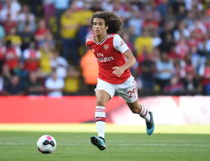 Framed Print : Guendouzi in Action: Watford vs. Arsenal, Premier League 2019-20 Framed Print : Guendouzi in Action: Watford vs. Arsenal, Premier League 2019-20
