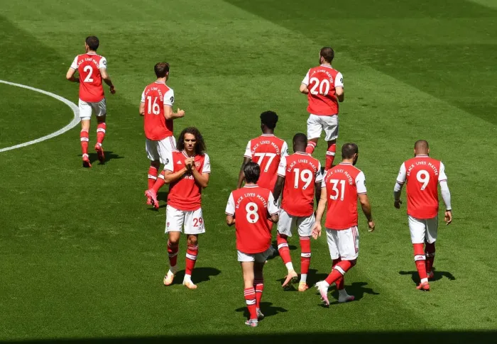 Framed Print : Guendouzi Gears Up: Arsenal vs. Brighton & Hove Albion, Premier League 2019-2020