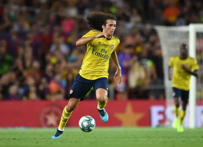 Framed Print : Guendouzi at Nou Camp: Arsenal vs. FC Barcelona (2019-20 Pre-Season Friendly) Framed Print : Guendouzi at Nou Camp: Arsenal vs. FC Barcelona (2019-20 Pre-Season Friendly)