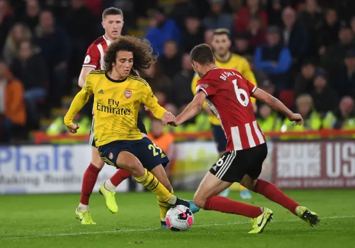 Framed Print : Guendouzi vs Basham: Battle at Bramall Lane - Sheffield United vs Arsenal, Premier League 2019-20 Framed Print : Guendouzi vs Basham: Battle at Bramall Lane - Sheffield United vs Arsenal, Premier League 2019-20