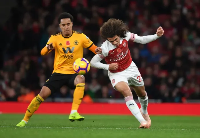 Framed Print : Guendouzi vs. Costa: A Premier League Showdown at the Emirates Framed Print : Guendouzi vs. Costa: A Premier League Showdown at the Emirates