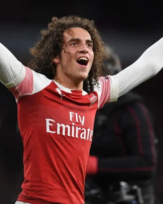 Framed Print : Guendouzi's Celebration: Arsenal's Victory Over Tottenham (2018-19) Framed Print : Guendouzi's Celebration: Arsenal's Victory Over Tottenham (2018-19)