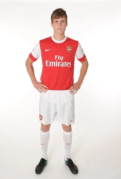 Havard Nordtveit (Arsenal). Arsenal 1st Team Photocall and Membersday. Emirates Stadium