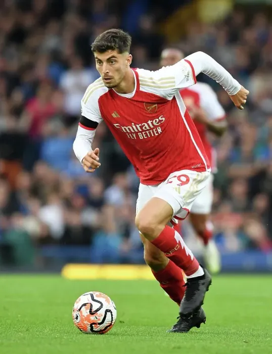 Framed Print : Havertz Shines: Arsenal's Victory Over Everton in the Premier League 2023-24