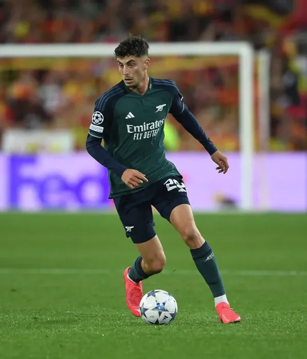 Framed Print : Havertz Shines: Arsenal's Victory Over RC Lens in UEFA Champions League Group B, 2023 / 24