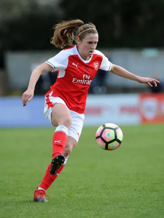 Framed Print : Heather O'Reilly in Action: Arsenal Ladies vs. Tottenham Hotspur Ladies, FA Cup 2017