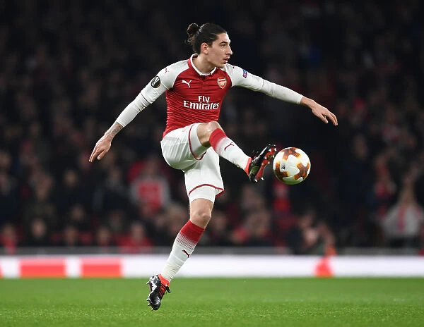 Hector Bellerin: In Action for Arsenal Against AC Milan in Europa League 2018