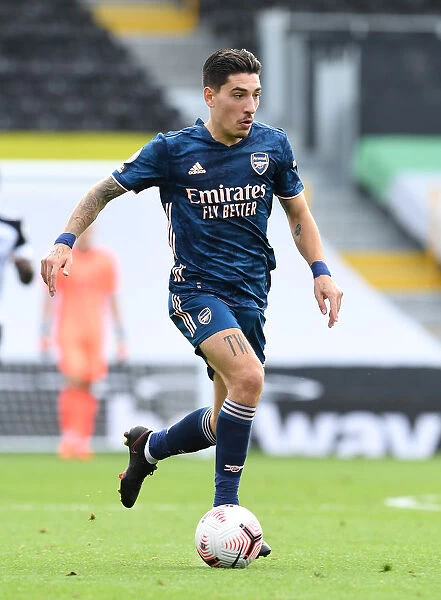 Hector Bellerin: In Action for Arsenal against Fulham, Premier League 2020-21