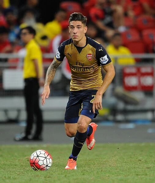 Hector Bellerin in Action: Arsenal vs. Singapore XI, Barclays Asia Trophy