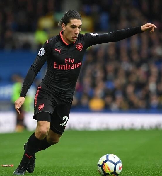 Hector Bellerin: In Action for Arsenal vs. Everton in the 2017-18 Premier League