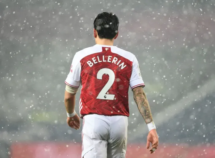 Framed Print : Hector Bellerin in Action: Arsenal vs. West Bromwich Albion, Premier League 2020-21 Framed Print : Hector Bellerin in Action: Arsenal vs. West Bromwich Albion, Premier League 2020-21