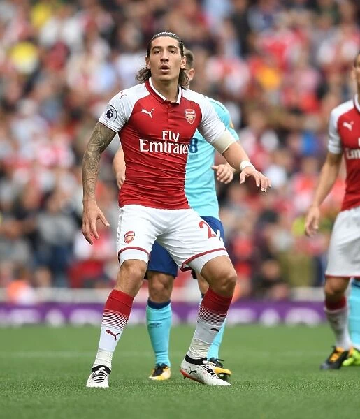 Hector Bellerin in Action: Arsenal vs AFC Bournemouth, Premier League 2017-18