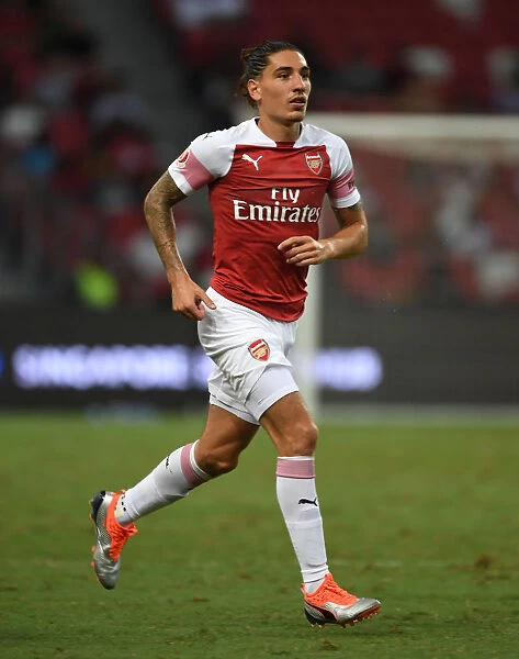 Hector Bellerin in Action: Arsenal vs Atletico Madrid, International Champions Cup 2018