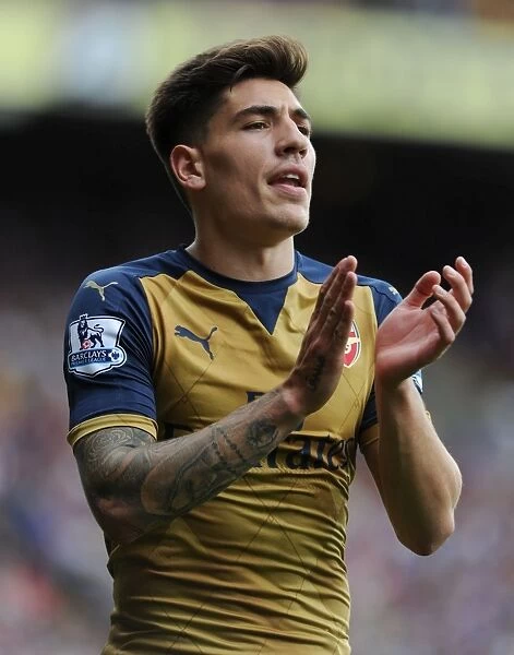 Hector Bellerin in Action: Arsenal vs Crystal Palace, Premier League 2015-16