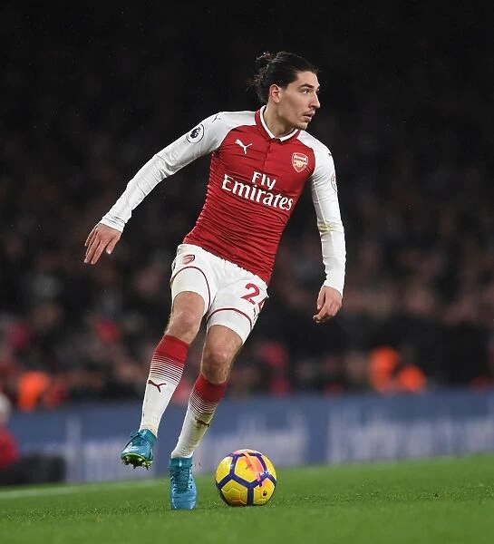 Hector Bellerin in Action: Arsenal vs Newcastle United, Premier League 2017-18