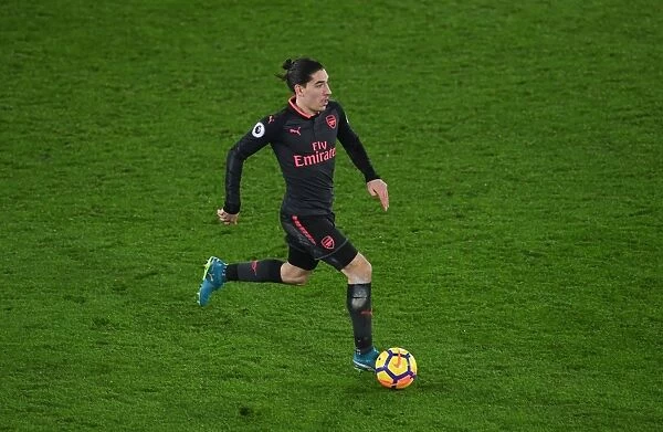 Hector Bellerin: In Action Against Crystal Palace, Premier League 2017-18