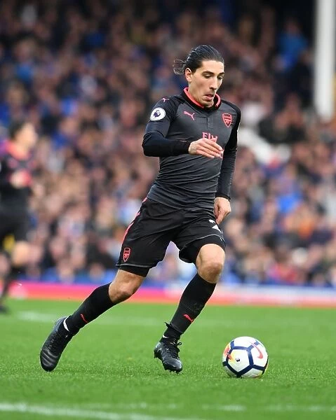 Hector Bellerin: In Action Against Everton in the 2017-18 Premier League