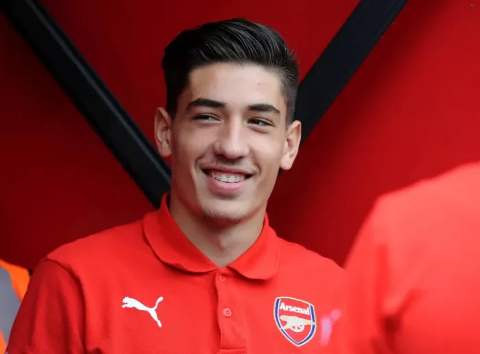 Framed Print : Hector Bellerin (Arsenal). Arsenal 5: 1 Benfica. The Emirates Cup, Day 1. Emirates Stadium, 2  /  8  /  14