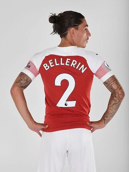 Hector Bellerin at Arsenal's 2018 / 19 First Team Photo Call