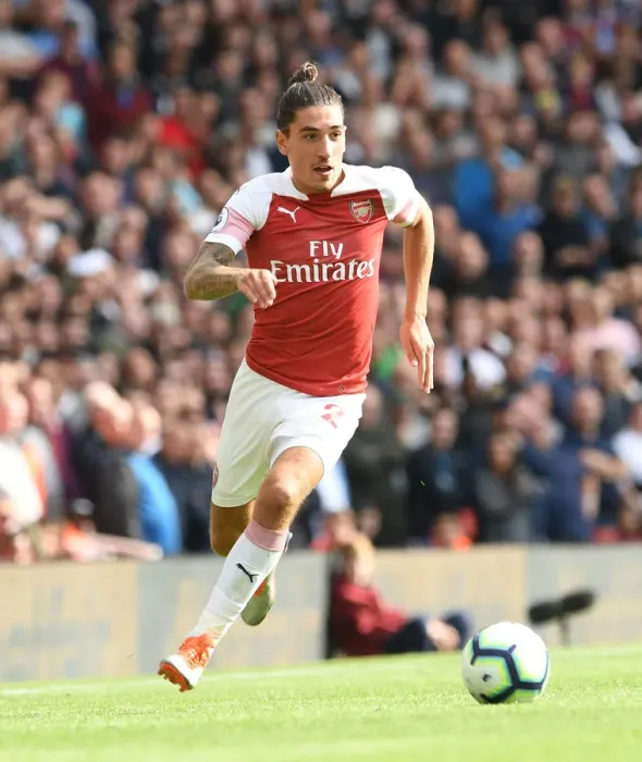 Framed Print : Hector Bellerin: Arsenal's Defensive Force in Action against West Ham United, Premier League 2018-19