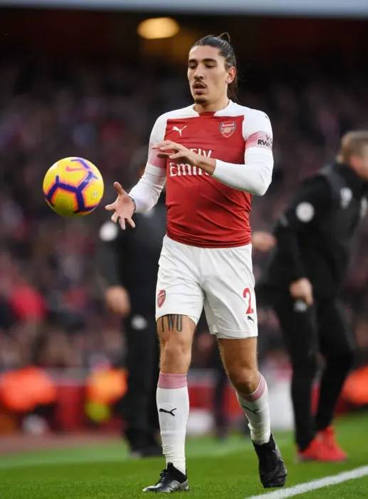 Framed Print : Hector Bellerin: Arsenal's Defensive Force vs. Huddersfield Town (Premier League, 2018-19)