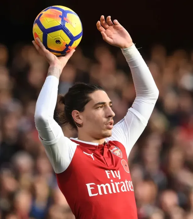 Framed Print : Hector Bellerin: Arsenal's Defensive Force at Work vs Swansea City, Premier League 2017-18