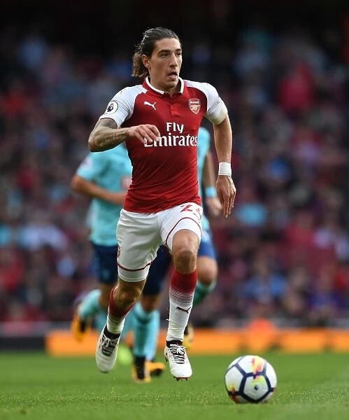 Hector Bellerin: Arsenal's Defensive Powerhouse in Action against AFC Bournemouth, Premier League 2017-18