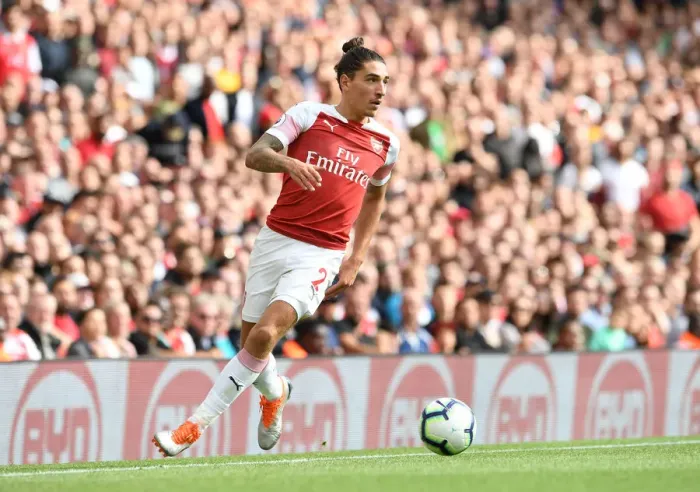 Framed Print : Hector Bellerin: Arsenal's Defensive Powerhouse in Action Against West Ham United, Premier League 2018-19
