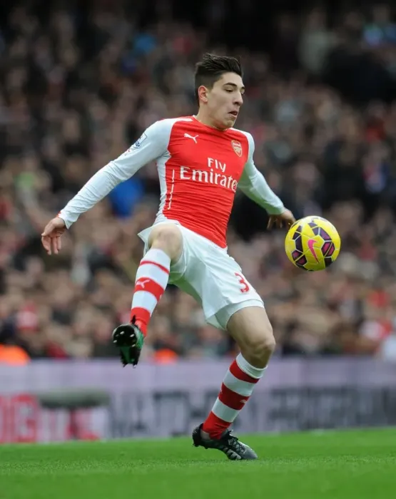 Framed Print : Hector Bellerin: Arsenal's Standout Player in Victory Over Stoke City, Premier League 2014-15