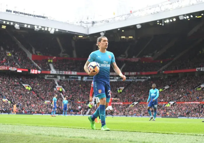 Framed Print : Hector Bellerin Faces Off Against Manchester United: Premier League Showdown at Old Trafford Framed Print : Hector Bellerin Faces Off Against Manchester United: Premier League Showdown at Old Trafford