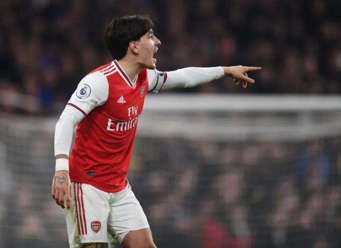 Framed Print : Hector Bellerin: The Intense Rivalry - Chelsea vs. Arsenal, Premier League 2019-20: Battle at Stamford Bridge Framed Print : Hector Bellerin: The Intense Rivalry - Chelsea vs. Arsenal, Premier League 2019-20: Battle at Stamford Bridge