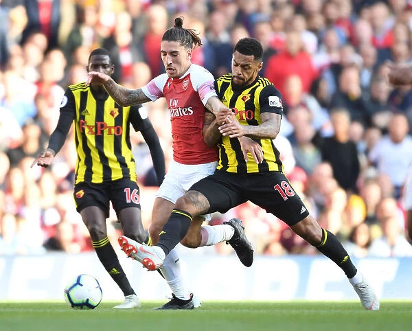 Hector Bellerin Outsmarts Andre Gray: A Moment of Skill from the Arsenal vs. Watford Match, Premier League 2018-19