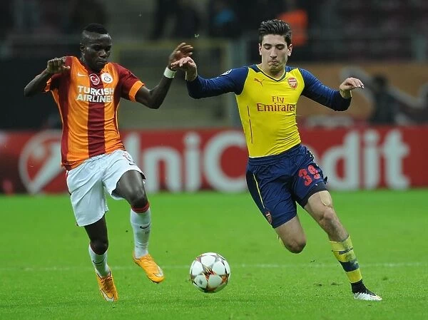 Hector Bellerin vs Bruma: A Battle in the UEFA Champions League between Galatasaray and Arsenal