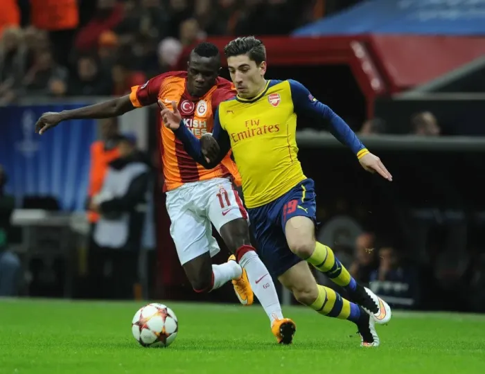 Framed Print : Hector Bellerin vs Bruma: A Champions League Battle at Galatasaray, Istanbul Framed Print : Hector Bellerin vs Bruma: A Champions League Battle at Galatasaray, Istanbul