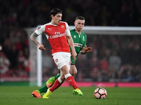 Hector Bellerin's Thrilling Performance: Arsenal's FA Cup Quarter-Final Battle against Lincoln City