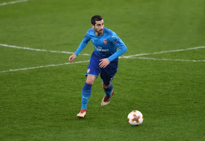 Framed Print : Henrikh Mkhitaryan in Action: Arsenal vs Östersunds FK, Europa League 2017-18