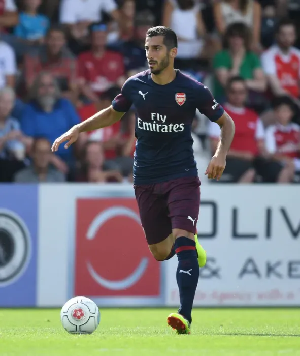 Framed Print : Henrikh Mkhitaryan in Action: Arsenal's Pre-Season Clash at Borehamwood (2018) Framed Print : Henrikh Mkhitaryan in Action: Arsenal's Pre-Season Clash at Borehamwood (2018)