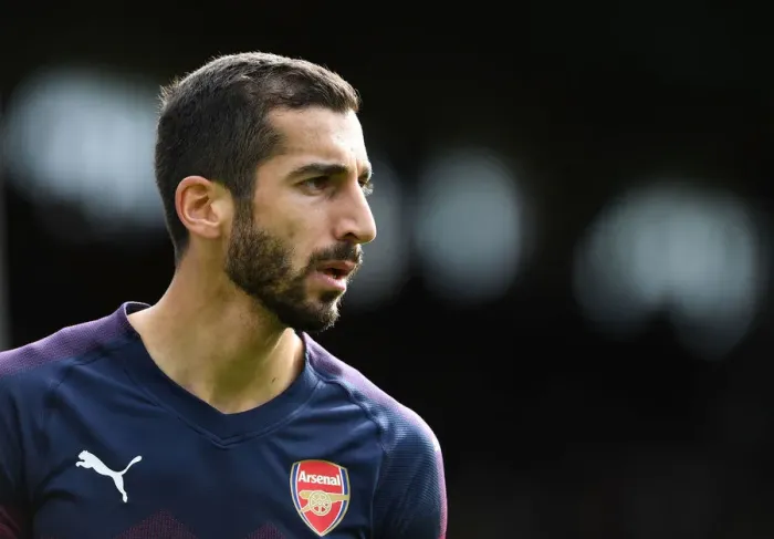 Framed Print : Henrikh Mkhitaryan in Action: Fulham vs. Arsenal, Premier League 2018-19