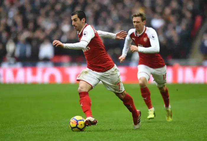 Framed Print : Henrikh Mkhitaryan in Action: Tottenham Hotspur vs. Arsenal, Premier League 2017-18 Framed Print : Henrikh Mkhitaryan in Action: Tottenham Hotspur vs. Arsenal, Premier League 2017-18