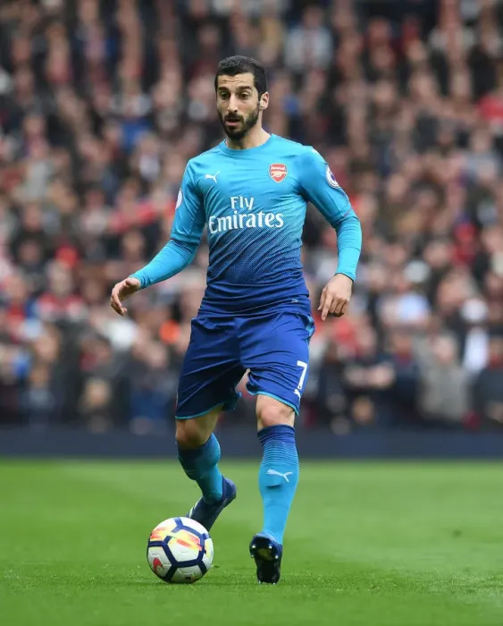Framed Print : Henrikh Mkhitaryan: Battle at Old Trafford - Manchester United vs Arsenal, Premier League 2017-18
