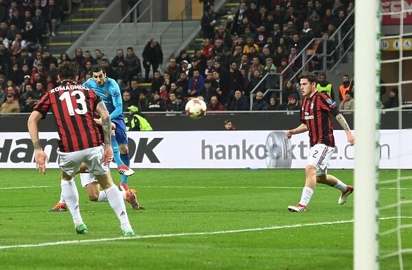 Henrikh Mkhitaryan Scores Stunner Past Gianluigi Donnarumma in AC Milan vs. Arsenal Europa League Clash