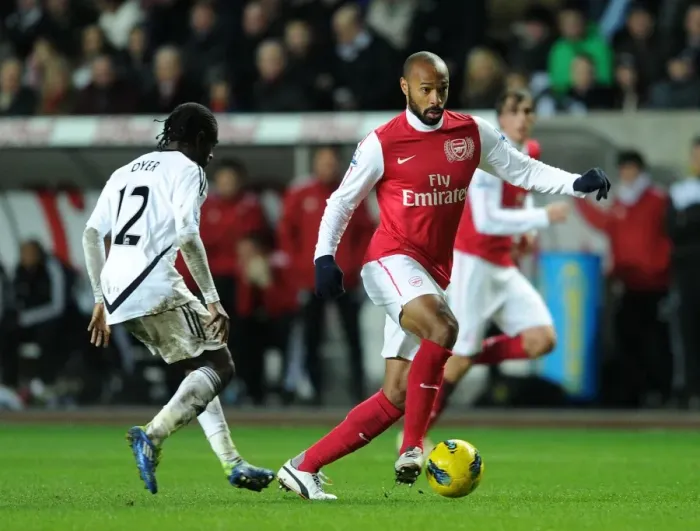 Framed Print : Henry vs. Dyer: Intense Battle at Swansea's Liberty Stadium (Arsenal vs. Swansea City, Premier League, 2011-12)