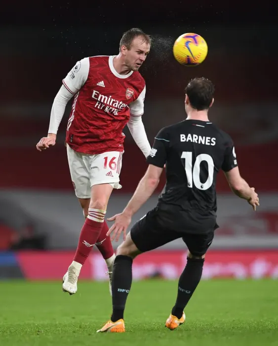 Framed Print : Holding the Line: Arsenal vs Burnley's Defensive Showdown, Premier League 2020-21