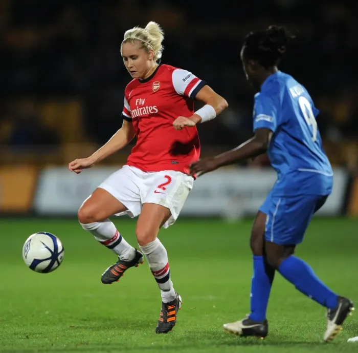 Framed Print : Houghton vs. Aluko Showdown: Arsenal Ladies vs. Birmingham City Ladies - FA WSL Continental Cup Final