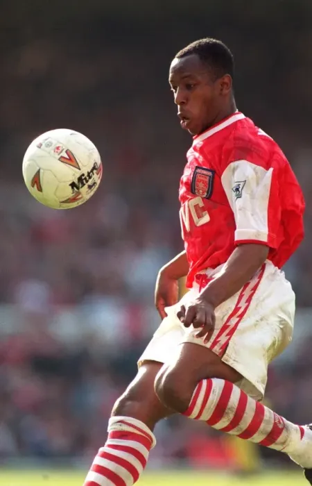 Framed Print : Ian Wright in Action for Arsenal Football Club Framed Print : Ian Wright in Action for Arsenal Football Club